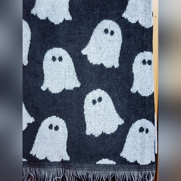 Set of Black and White Ghost Kitchen Towels - Picture 2 of 6